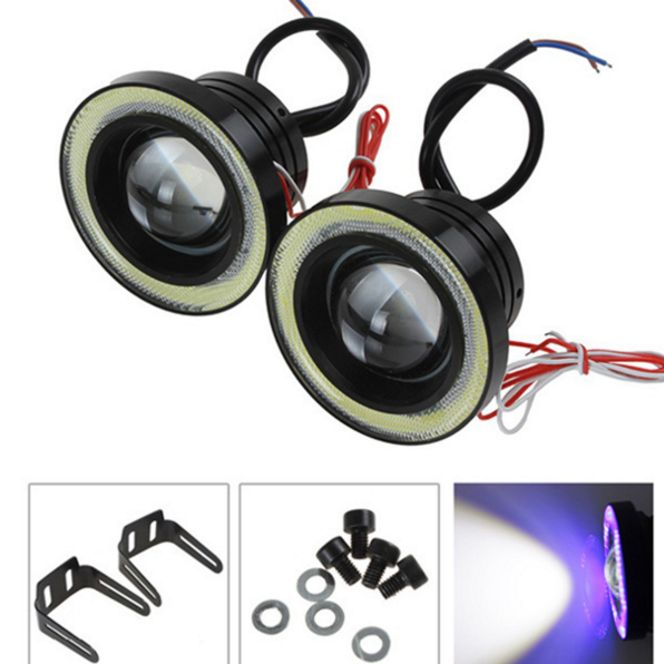 PEL Car led lights 2.5/ 3 /3.5 inch angel eyes suitable for LED motorcycle lights car fog lights