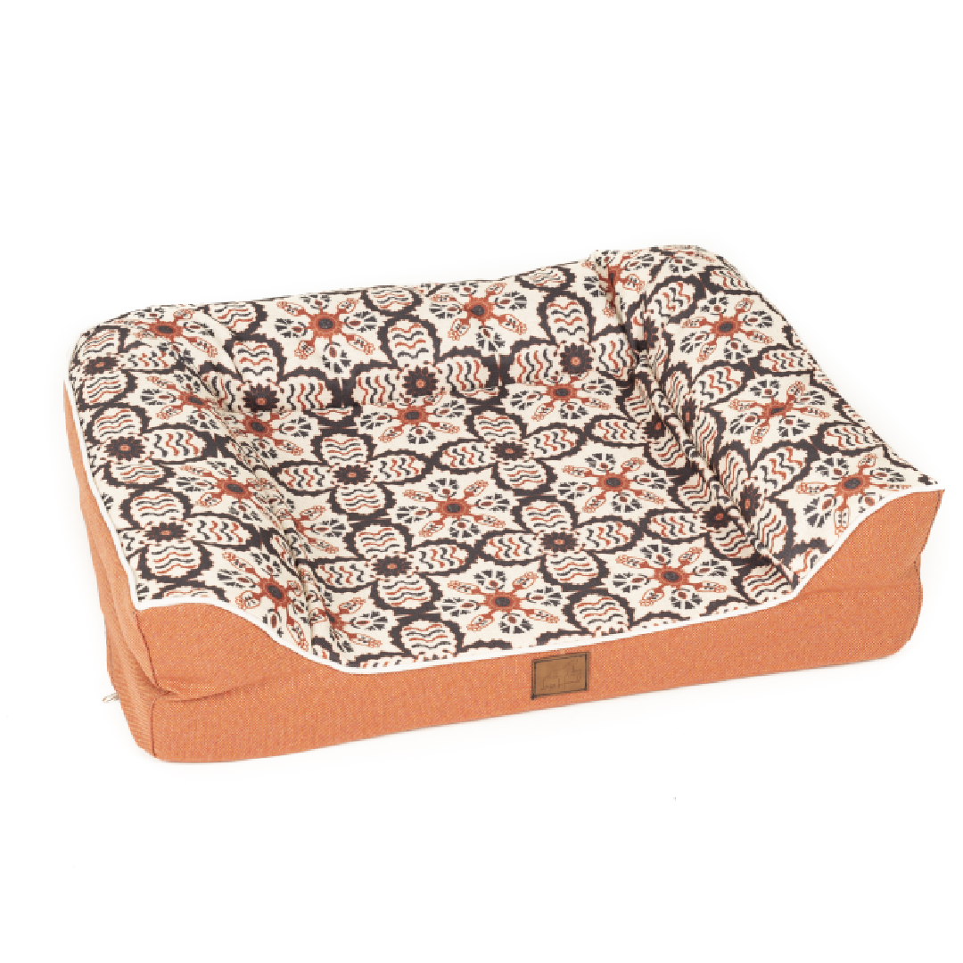 High Quality RECTO SHAPE Coral Dog Bed Washable Removable Cover Lazy Hound Highland Pet Beds Deep Memory Foam Mattress