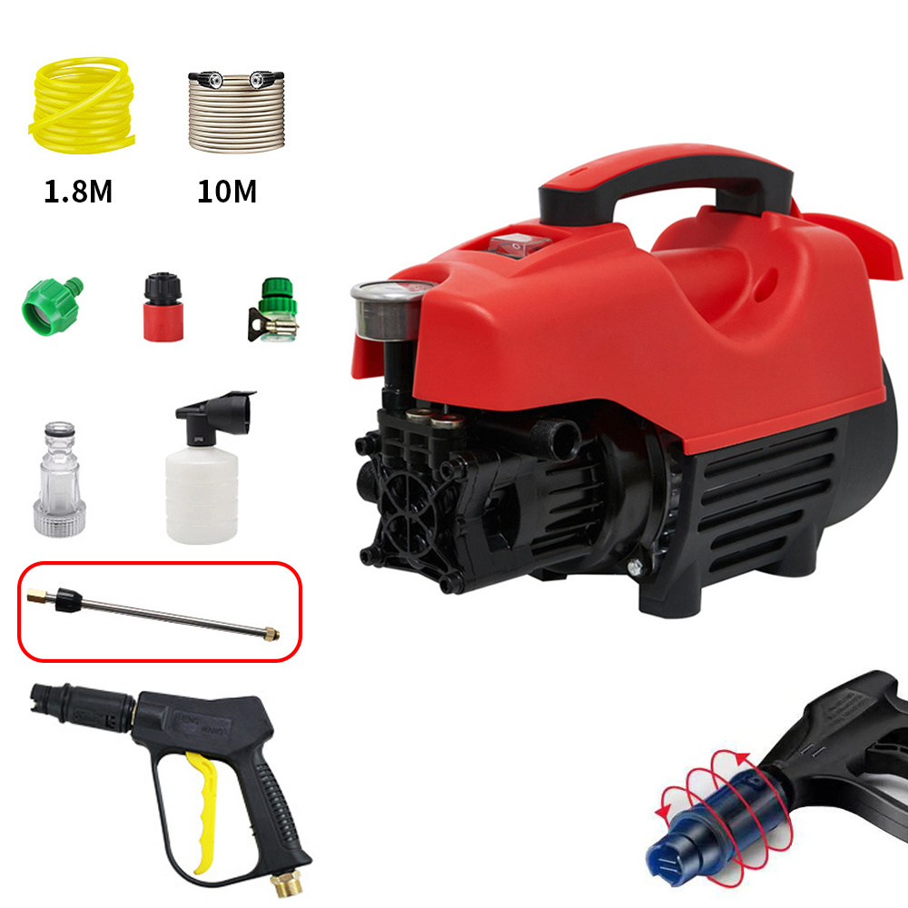 Copper Car Washing Machine 220V High Pressure Cleaner Pressure Washer Foam Cannon Car Washer