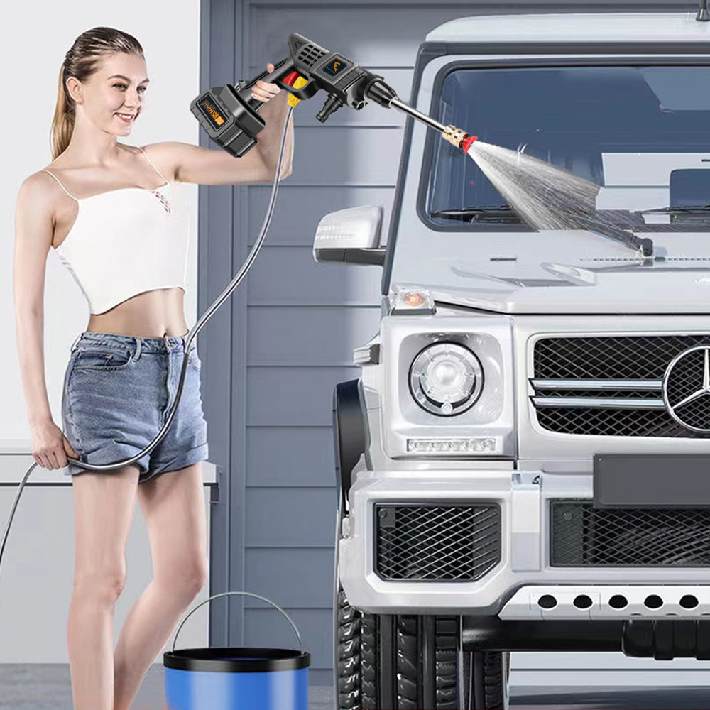 Mobile Car Wash Machine Portable Electrical Car Washer High Pressure Cleaner Spray Gun Machine Pressure Cleaner