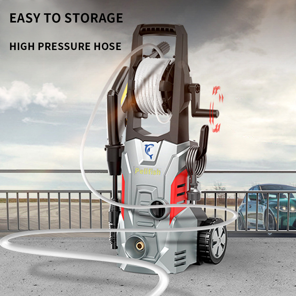 Household High-pressure Pressure Washer Portable Electric Car Washing Machine for Car Washing and Yard Cleaning