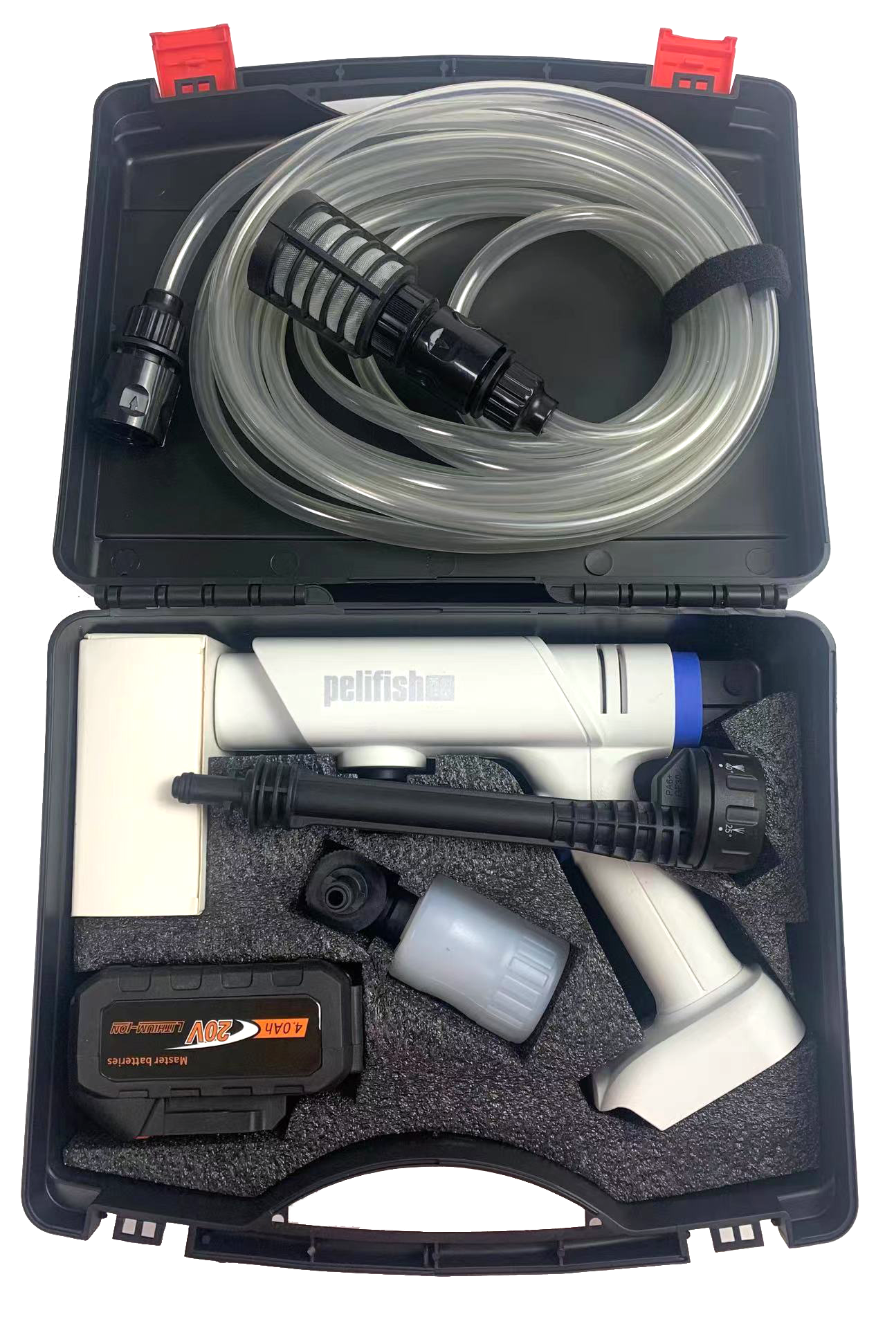 Pelifish Portable Car Wash Equipment 21V Wireless Car Care Pressure Washer with Foam Cannon