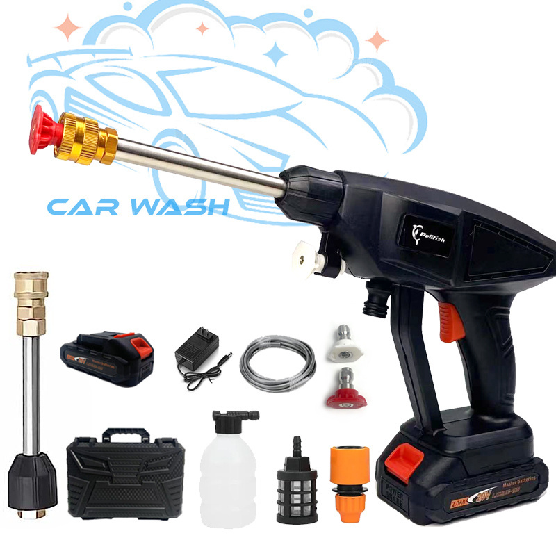 Affordable High Pressure Car Washer Easy-to-Use Cordless Car Pressure Washer Garden Courtyard Sprayer with Foam Bottle