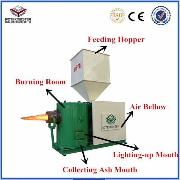 High Capacity Biomass Wood Pellet Burner Replace Gas Oil Coal Burner for Steam Boiler