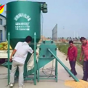 Feed grinder and mixer for poultry 0.5-1 ton feed mixer feed mill equipment