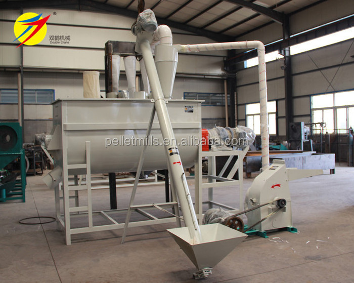 Feed grinder and mixer for poultry 0.5-1 ton feed mixer feed mill equipment