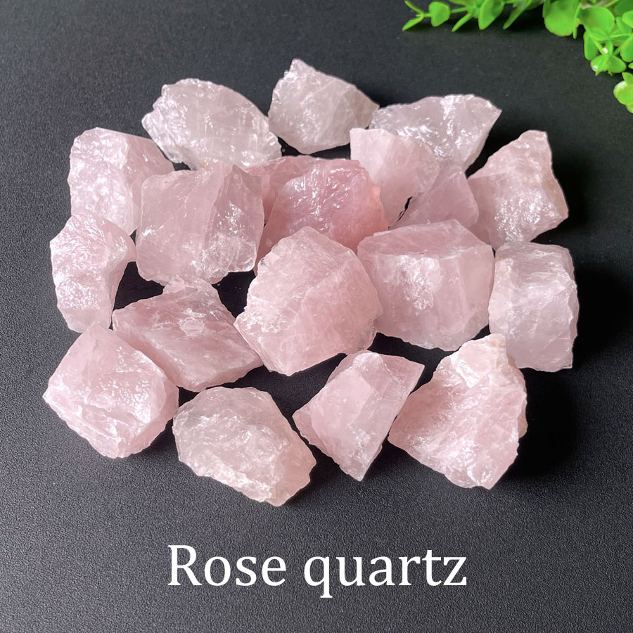 Wholesale Bulk Natural Rock Irregular Gemstone Crystals Stones Rose Quartz Amethyst Reiki Chakra Mixed Raw Crystal Rough Stones