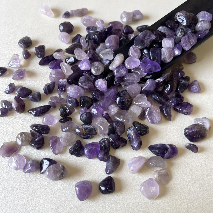 Wholesale Bulk Natural Crystal Tiger Eye Labradorite Mixed Polished Amethyst Rose Quartz Crystal Tumbled Stone