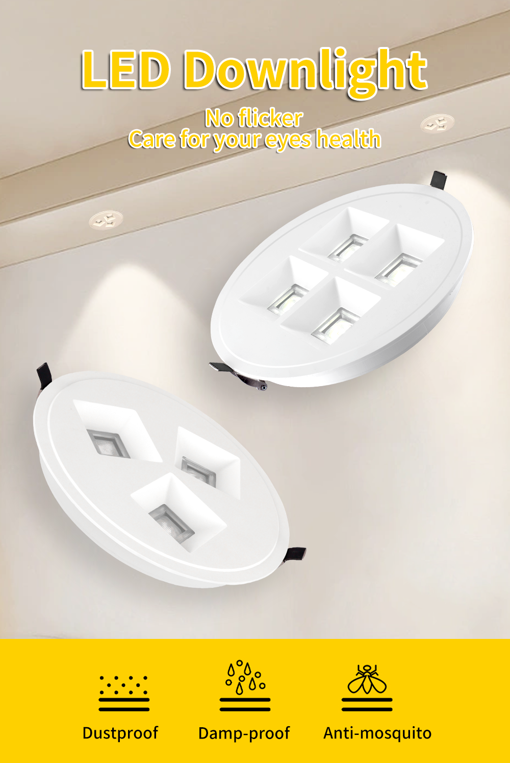 Round Shape Down Lights Led Ceiling Lights Led Downlight Panel Led Lights Downlight Ceiling Led Downlights For Hotel