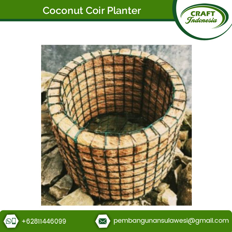 Hot Selling Pure Bio-Degradable Material Coconut Husk Coir Planter