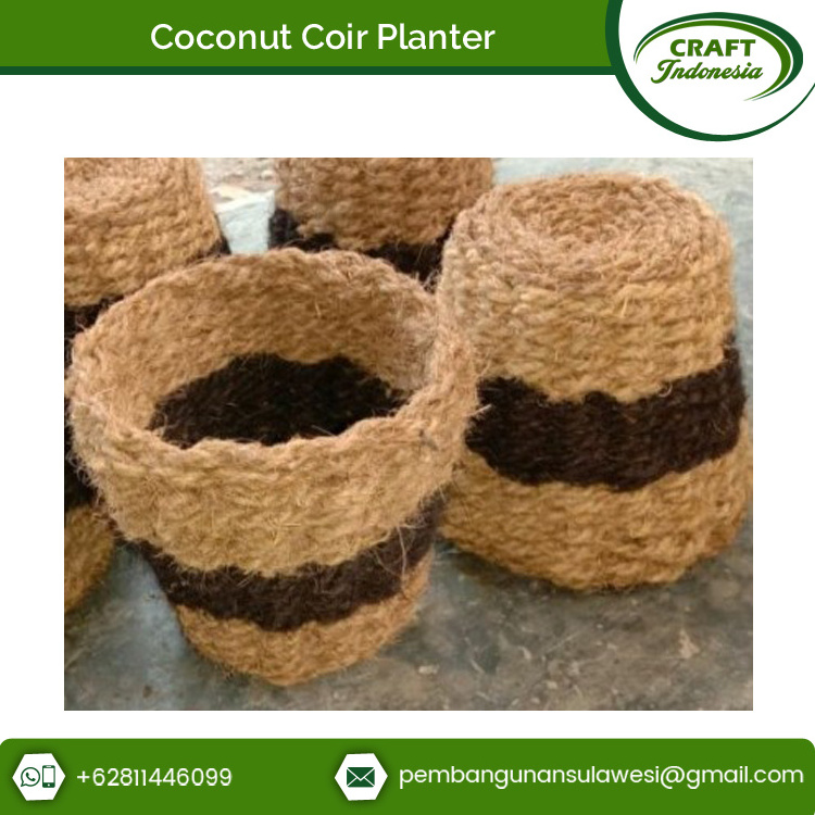 Hot Selling Pure Bio-Degradable Material Coconut Husk Coir Planter