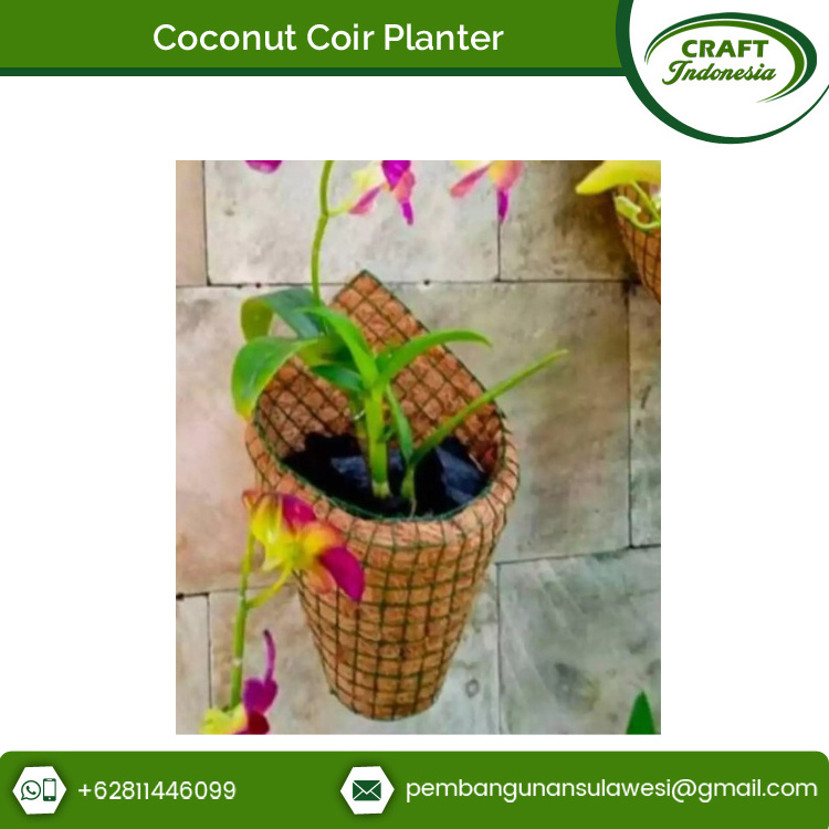 Hot Selling Pure Bio-Degradable Material Coconut Husk Coir Planter