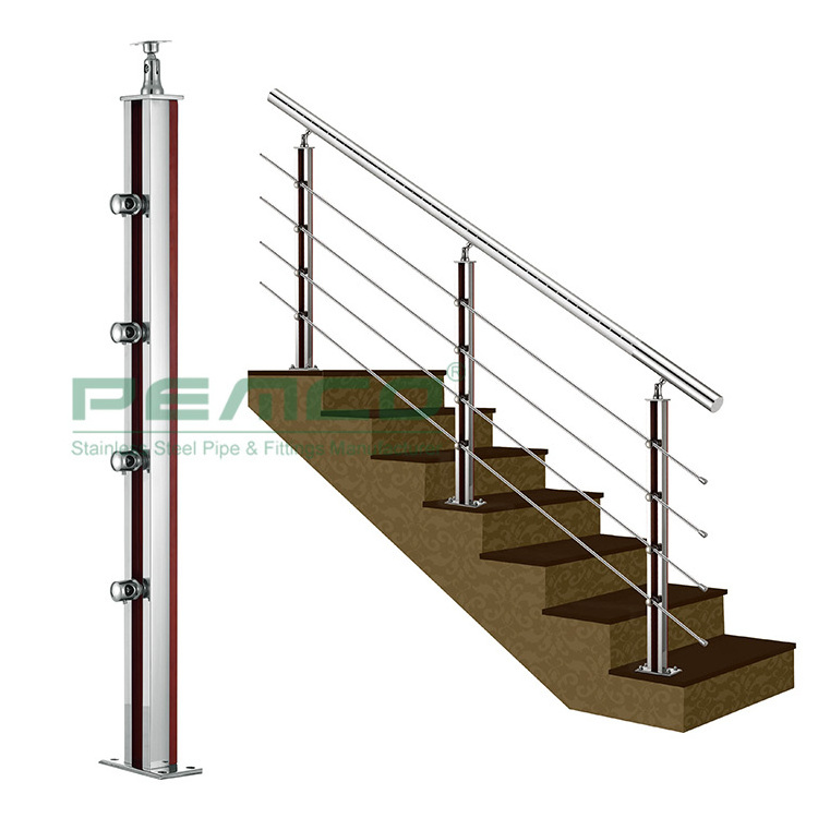 Hot Sale Stainless Steel 304 Stair Railing Indoor Balustrade And Handrail