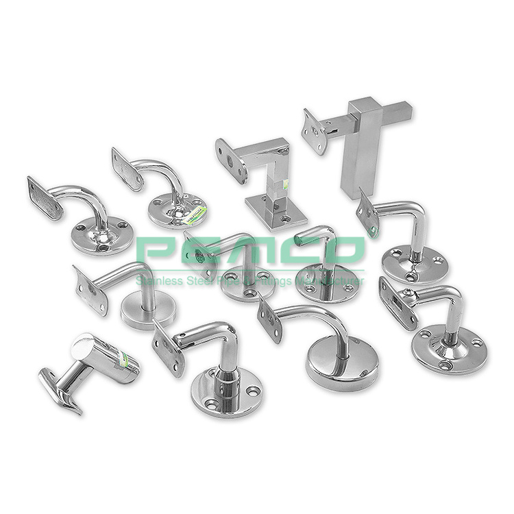 Balcony Stair Glass Railing Hardware Accessories  304 316 Stainless Steel Handrail Fitting