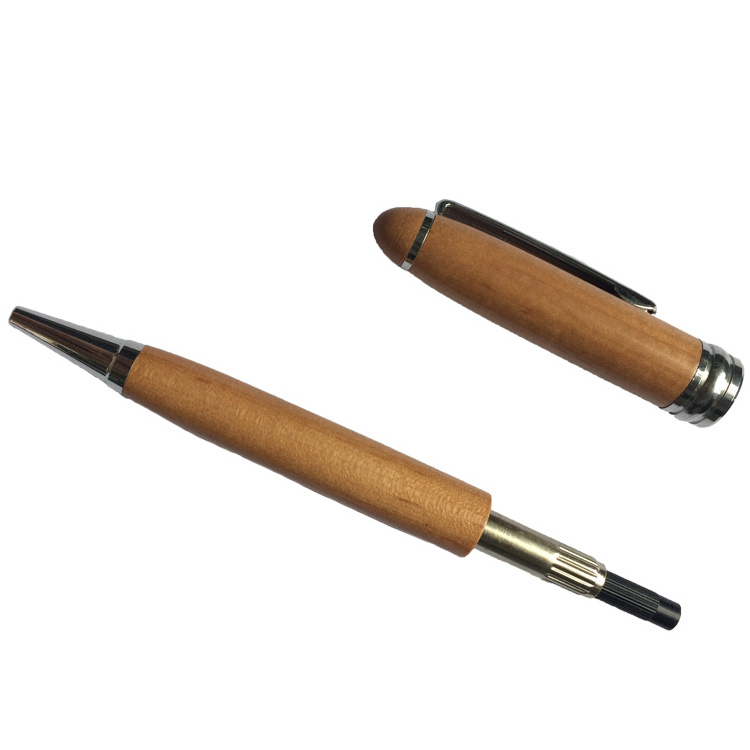 Luxury Business Wooden Ballpoint Pen Wood Ballpen Hot Sale Wooden Pen Kits Woodturning Office & School Pen Wooden Ball CE & Rhos