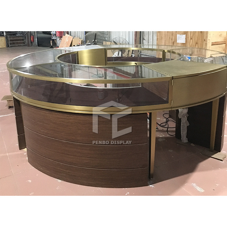 Custom design kiosk mall jewelry, retail kiosk for sale jewelry