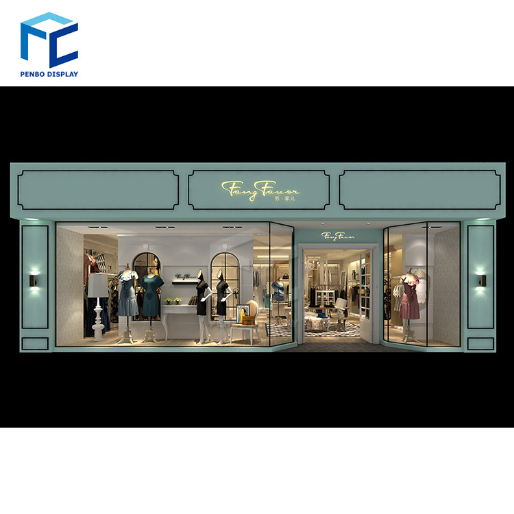 mall kiosk ideas for garment store and shoe store furniture