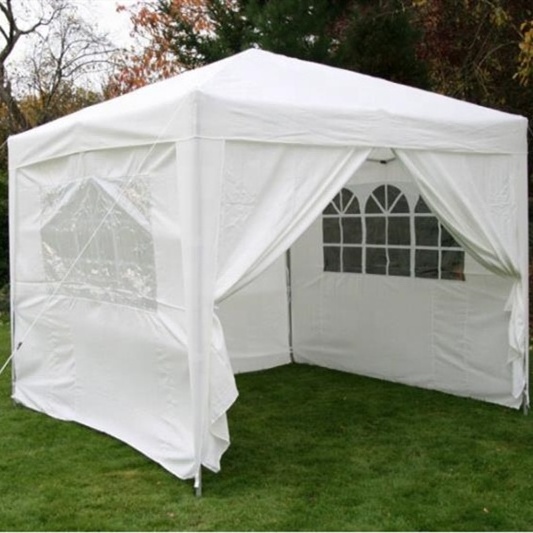 XIEQIAO brand Commercial Custom Printed Waterproof Folding pop up gazebo 3x3m with sides and Windows