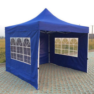 XIEQIAO brand Commercial Custom Printed Waterproof Folding pop up gazebo 3x3m with sides and Windows