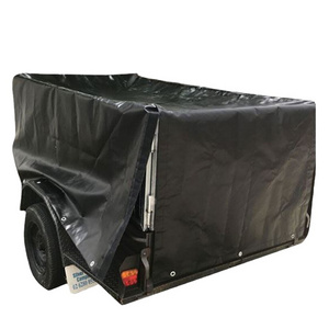 XieQiao 480gsm 8x5x2 ft Xieqiao trailer cover - waterproof and black for AU model car