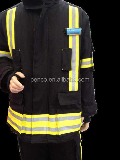 PENCO High Performance Fire fighting suit EN 469 CE certified firefighter clothing for safety