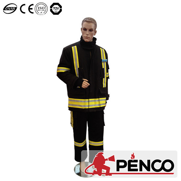 PENCO High Performance Fire fighting suit EN 469 CE certified firefighter clothing for safety