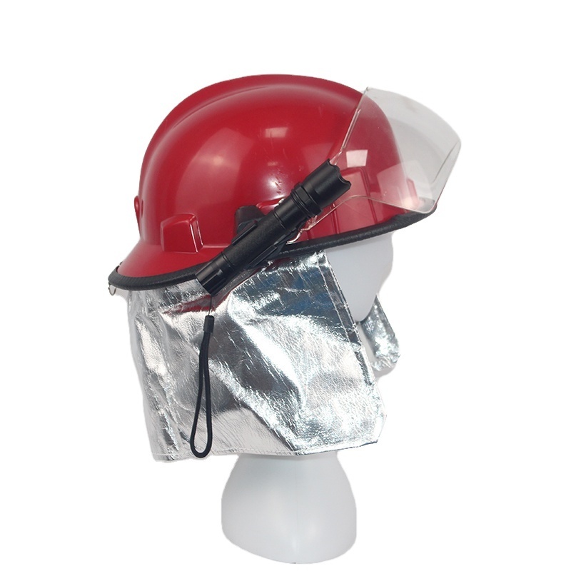 Shanghai PENCO 2021 new EN443 fire rescue helmet fireman rescue helmet for firefighting fireman rescue helmet with safety goggle