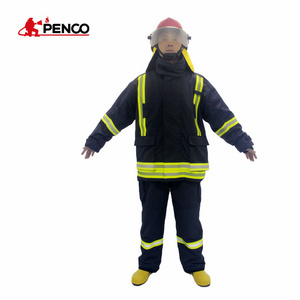 PENCO High Performance Fire fighting suit EN 469 CE certified firefighter clothing for safety