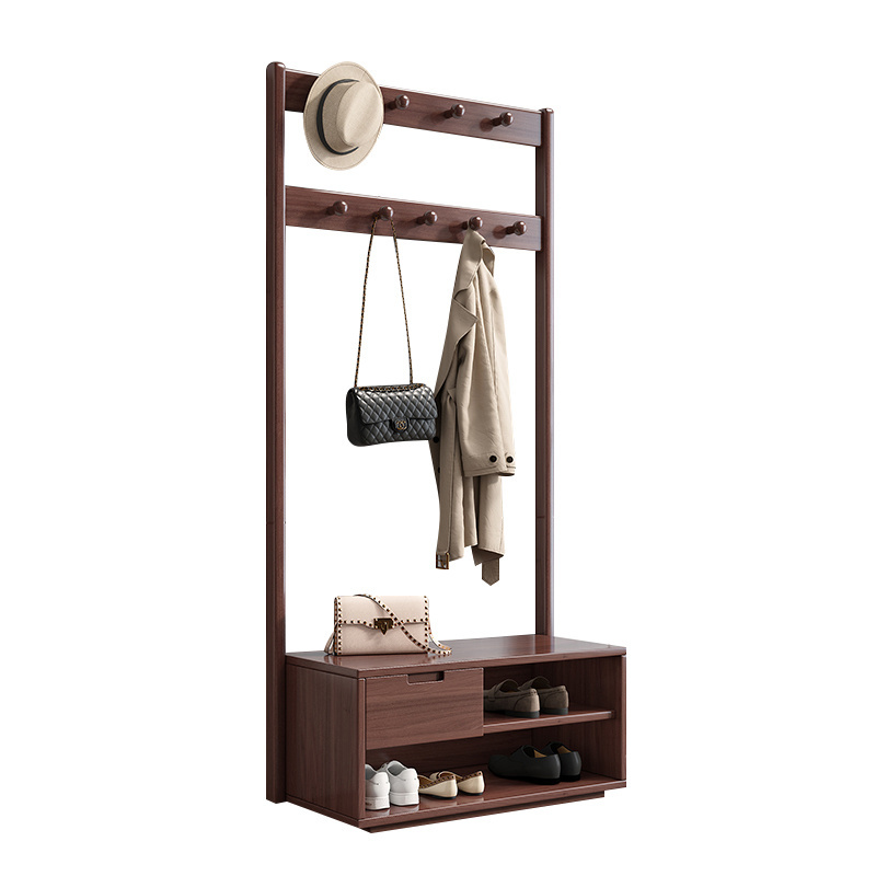 Modern Living Room Furniture Movable Multifunctional Hanger Clothes Entryway Organizer Clothes Hat Stands Shoe Racks