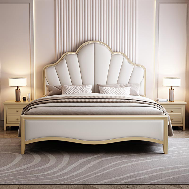 American Luxury Hotel Bedroom 1.5m/1.8m Upholstered Leather Beds Lift Storage Bed Frame Wooden Box Bed Designs