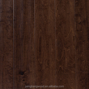 Top Species black Oak Wire-brushed Hard Wood Three Layer Engineered Wood Flooring