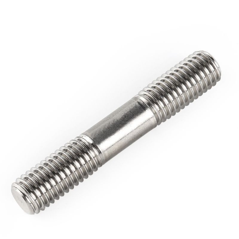 High Strength Equal Length Stud Both End M3 M5 M10 Stainless Steel Stud Double Head Threaded End Stud Bolt DIN901