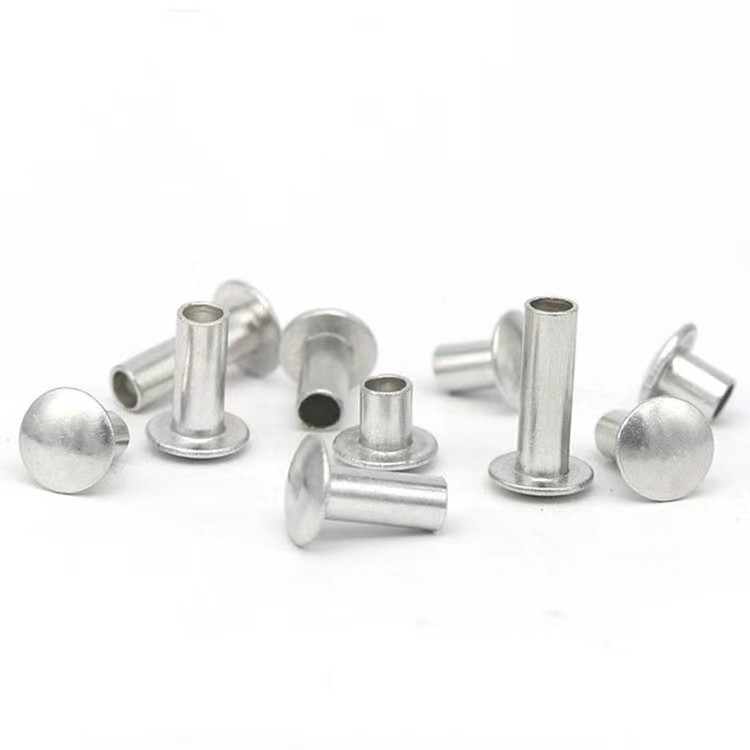 Manufacturer Wholesale Truss Head Semi-tubular Rivets Semi-Hollow Rivet Stainless Steel Semi Tubular Rivets