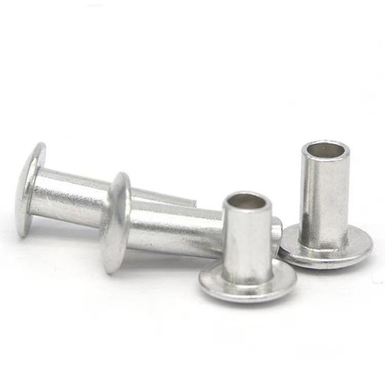 Manufacturer Wholesale Truss Head Semi-tubular Rivets Semi-Hollow Rivet Stainless Steel Semi Tubular Rivets