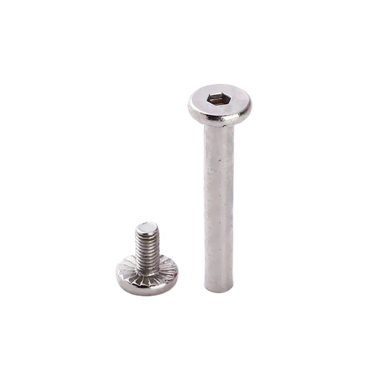 Stainless Steel 304 Special Flat Head Chicago Screw Hex Socket Head Chicago Screws