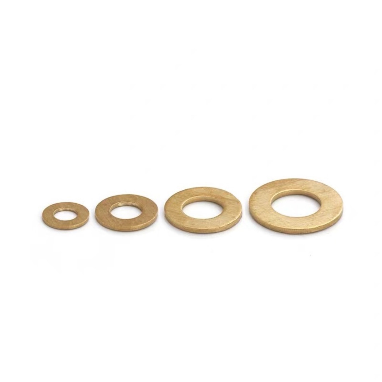 Customized Shim Thin DIN125 Brass Ring Flat Washers M4 M6 M11 M22 Metric Copper Large Flat Washer Fender Washers