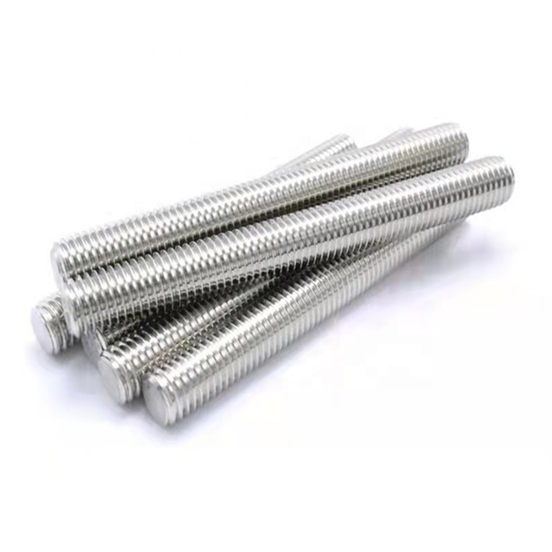 Wholesale DIN976 A2-70/A4-80 Stainless Steel Studs Threaded Rods M2-M100 All Double End Threaded Rod M5