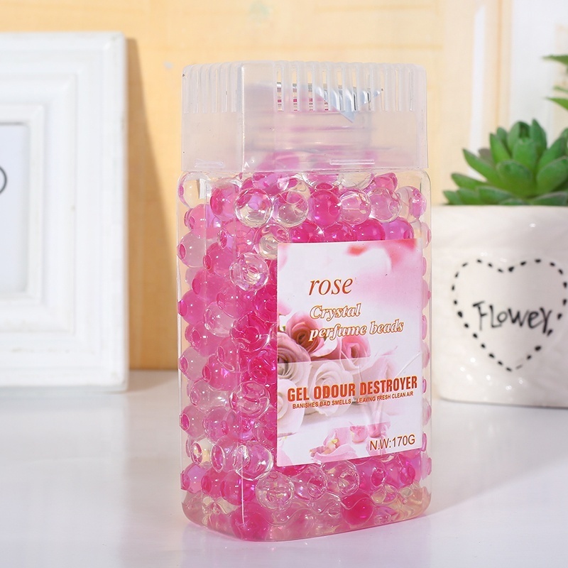 150g Airoma free samples square bottle color crystal scent room bead  air freshener