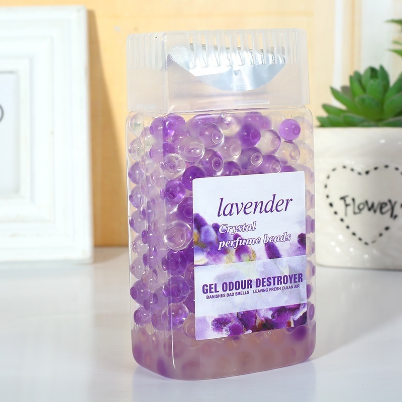 150g Airoma free samples square bottle color crystal scent room bead  air freshener