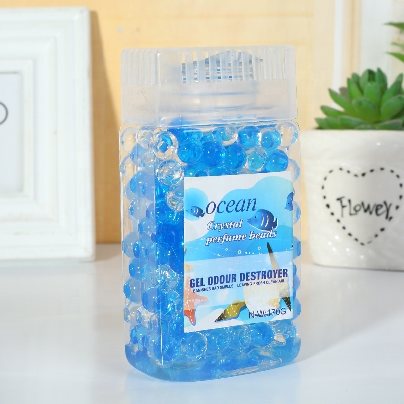 150g Airoma free samples square bottle color crystal scent room bead  air freshener