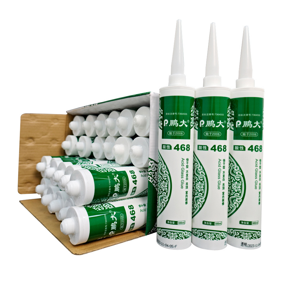 structural acetic silicone glass sealant 2600ml silicon spray sealant ceramic tile ducts acrylic fireproof silicone sealant