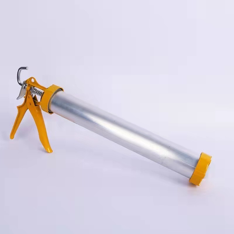 Manual Sausage caulking gun Stainless steel  cartridge tube silicone sealant gun