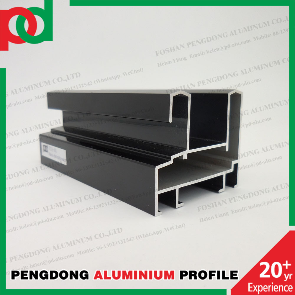 Ethiopia Aluminium Sliding Window Profile for In-ternal X-Ternal Sliding Cap Center Joint Slid CUP