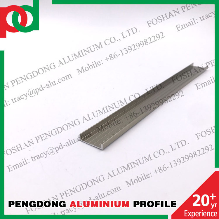 U shape aluminum profile for decorative edging tile trim