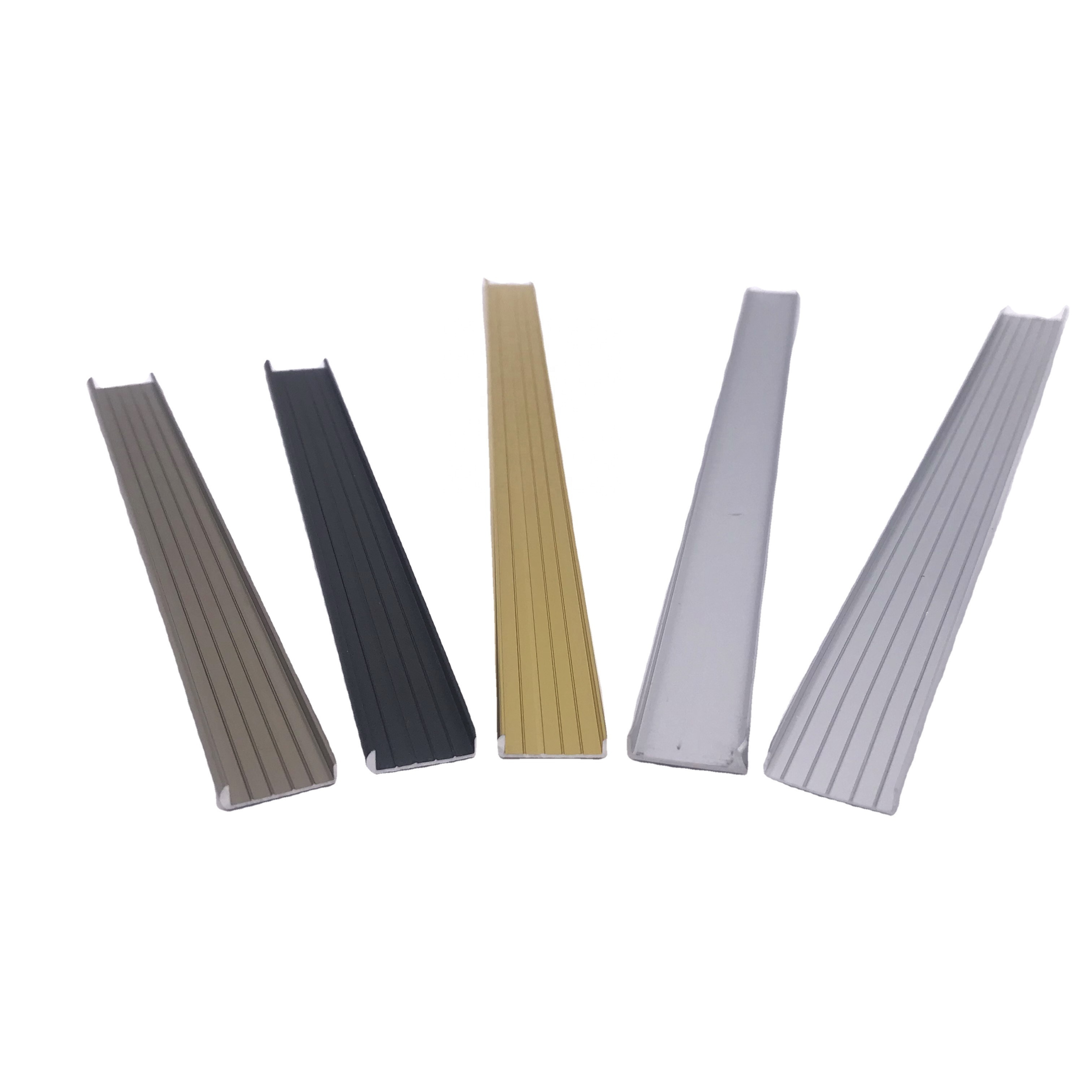 U shape aluminum profile for decorative edging tile trim