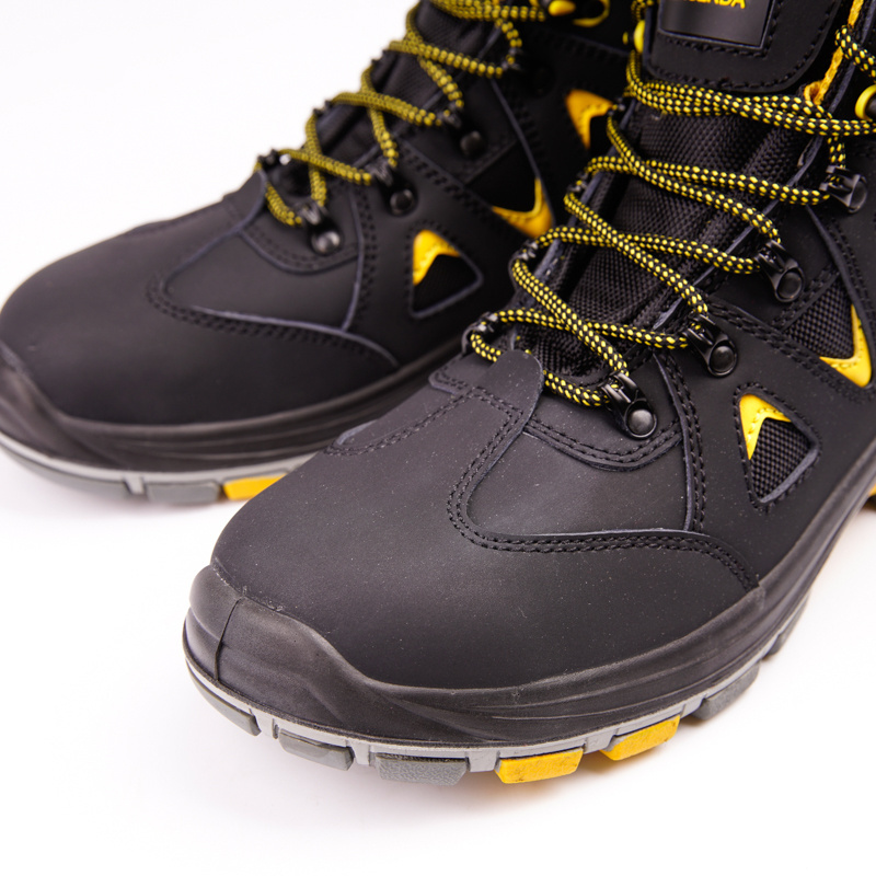 Stylish Acid Resistant Rubber Sole Safety Shoes Nubuck 6Kv Insulation electrician Work Boots