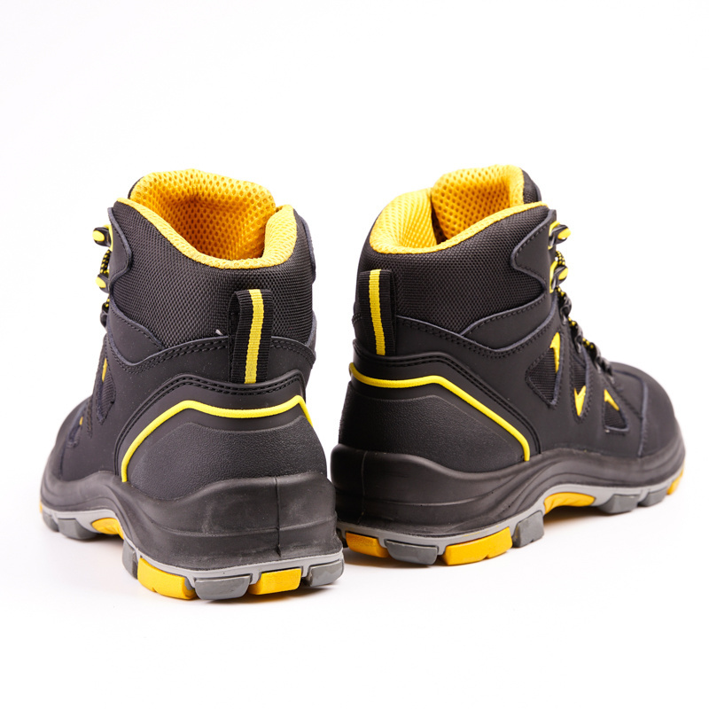 Stylish Acid Resistant Rubber Sole Safety Shoes Nubuck 6Kv Insulation electrician Work Boots