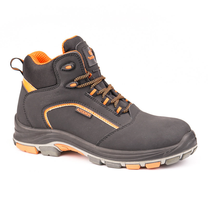 Men Casual WaterProof Non Slip Work Woodland Boots Composite Toe Rubber Safety Shoes