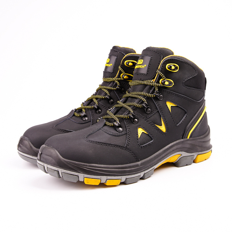 Stylish Acid Resistant Rubber Sole Safety Shoes Nubuck 6Kv Insulation electrician Work Boots