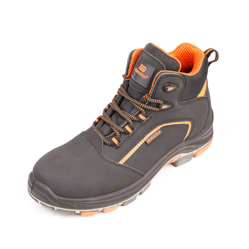 Men Casual WaterProof Non Slip Work Woodland Boots Composite Toe Rubber Safety Shoes